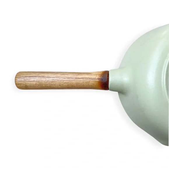 BergHOFF Ron 7" Saucepan 1.8Qt., Green, Enameled Cast Iron, Wood Handle